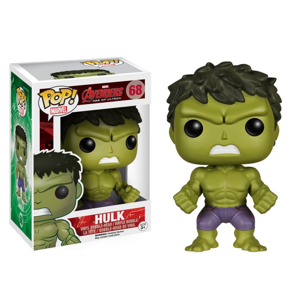 Hulk Avengers Marvel Comics â„–68 Funko POP! Action Figure Vinyl PVC Minifigure Toy