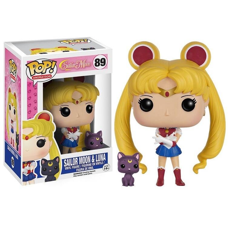 Sailor Moon & Luna â„–89 Funko POP! Action Figure Vinyl PVC Minifigure Toy