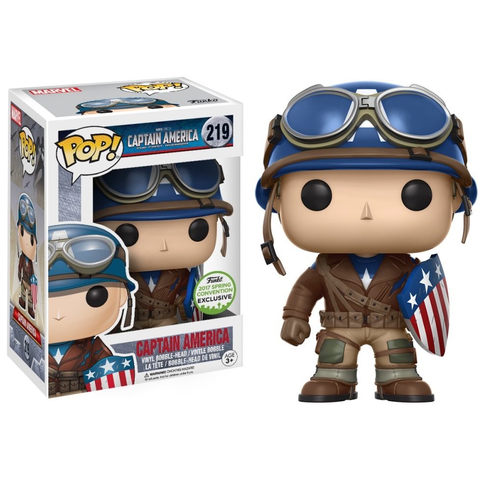 Captain America (World War II) Marvel Comics â„–219 Funko POP! Action Figure Vinyl Minifigure Toy