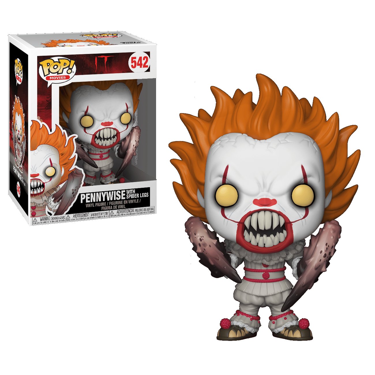 Pennywise with Spider Legs IT â„–542 Funko POP! Action Figure Vinyl PVC Minifigure Toy
