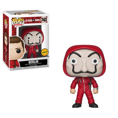 Berlin (Masked) La Casa de Papel â„–743 Funko POP! Action Figure Vinyl PVC Minifigure Toy