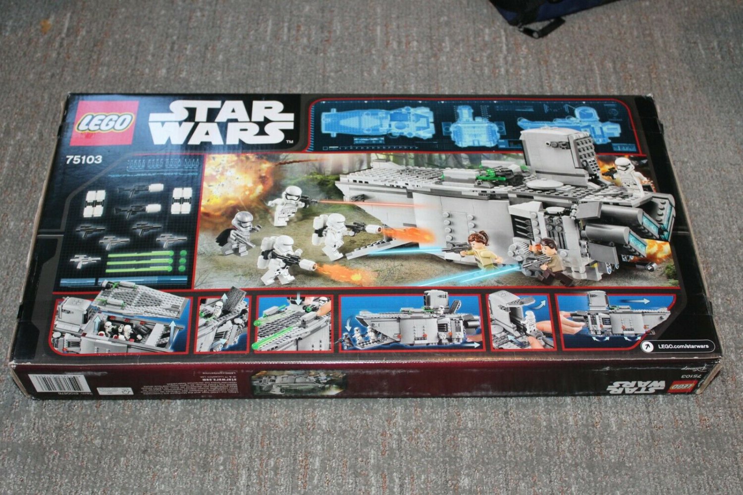 lego star wars transporter first order