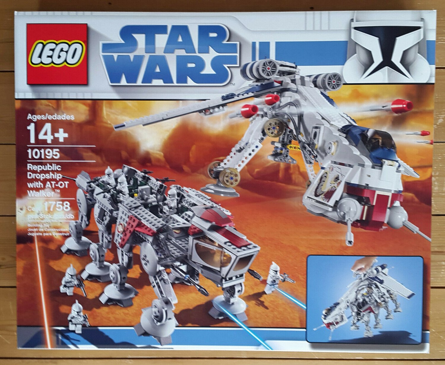 10195 Lego Star Wars Dropship with AT-OT