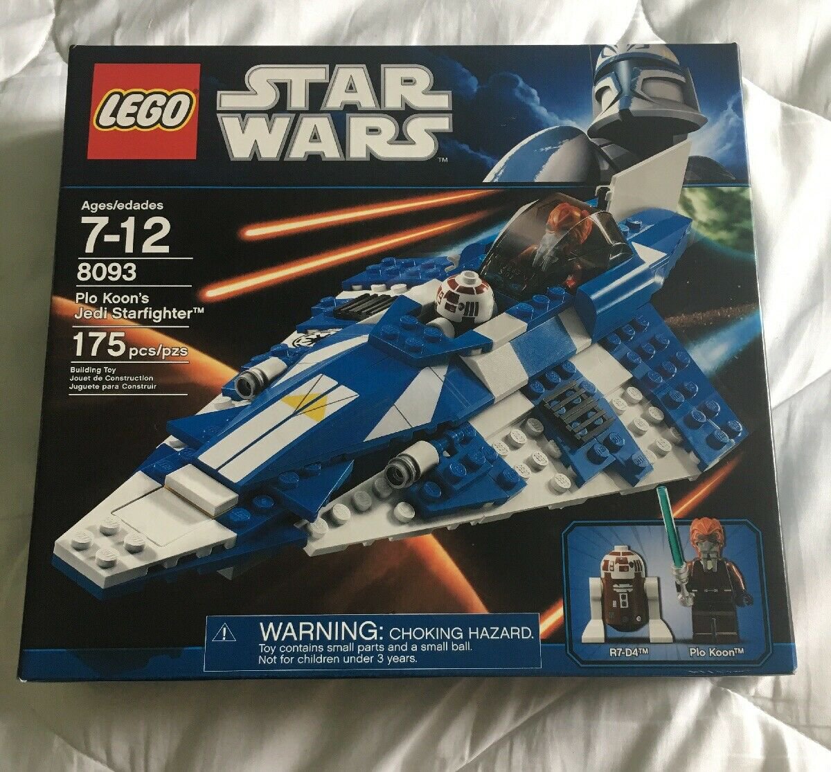 8093 Lego Star Wars Plo Koon's Jedi Starfighter