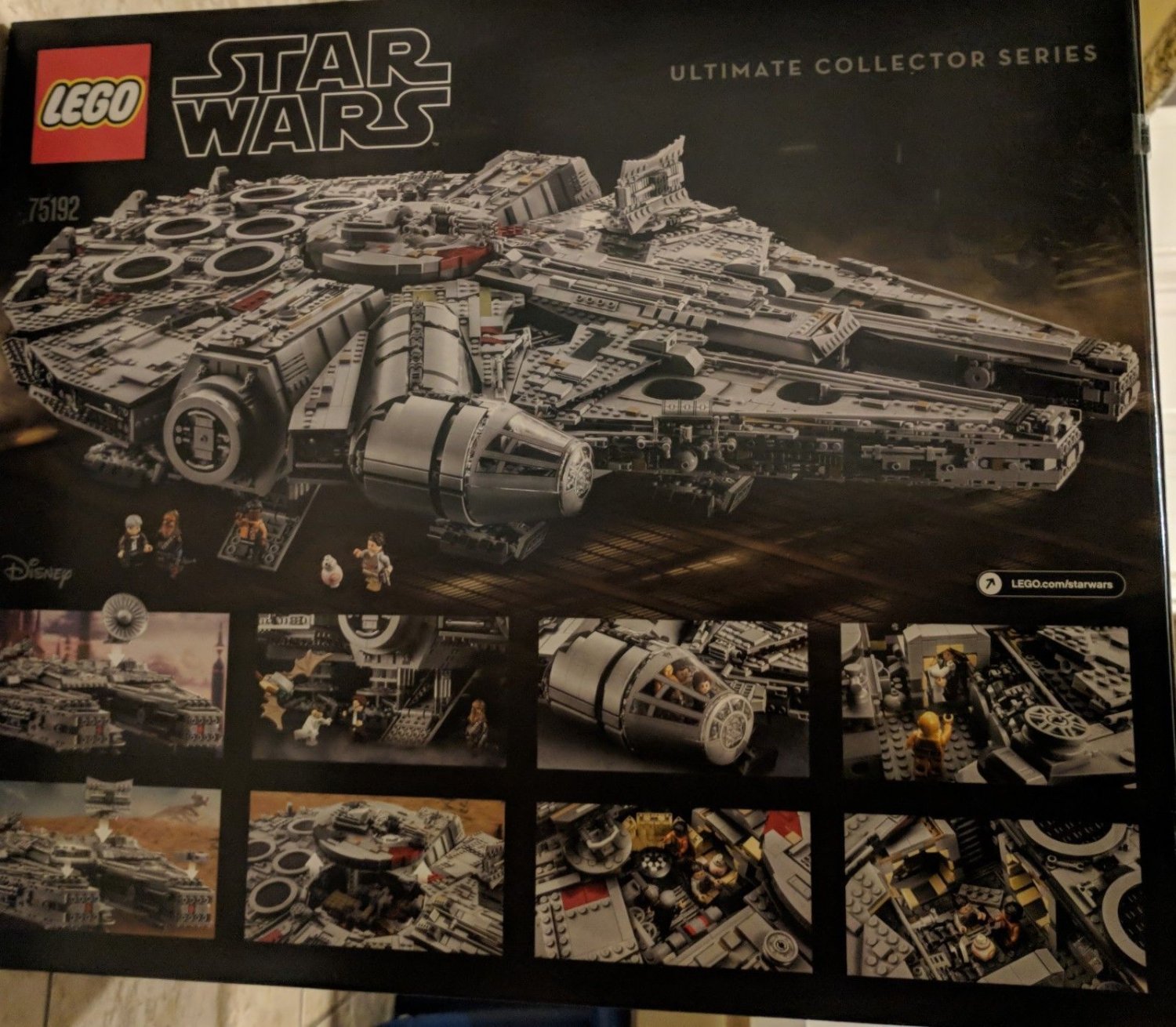 star wars lego millennium falcon ultimate collector series 75192