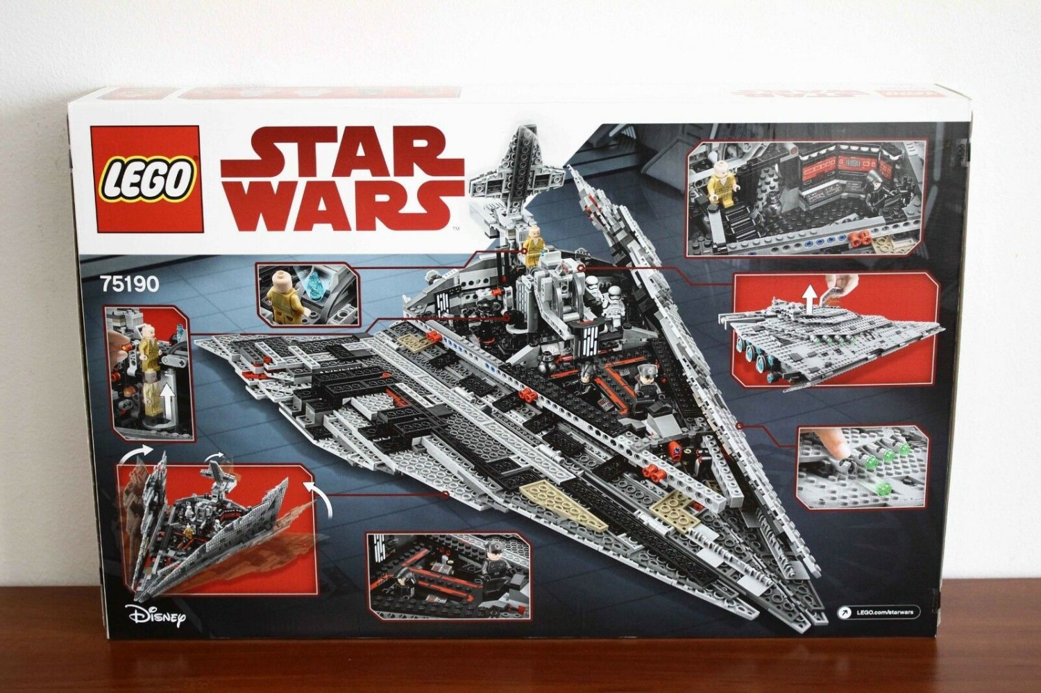 lego star wars the last jedi first order star destroyer 75190