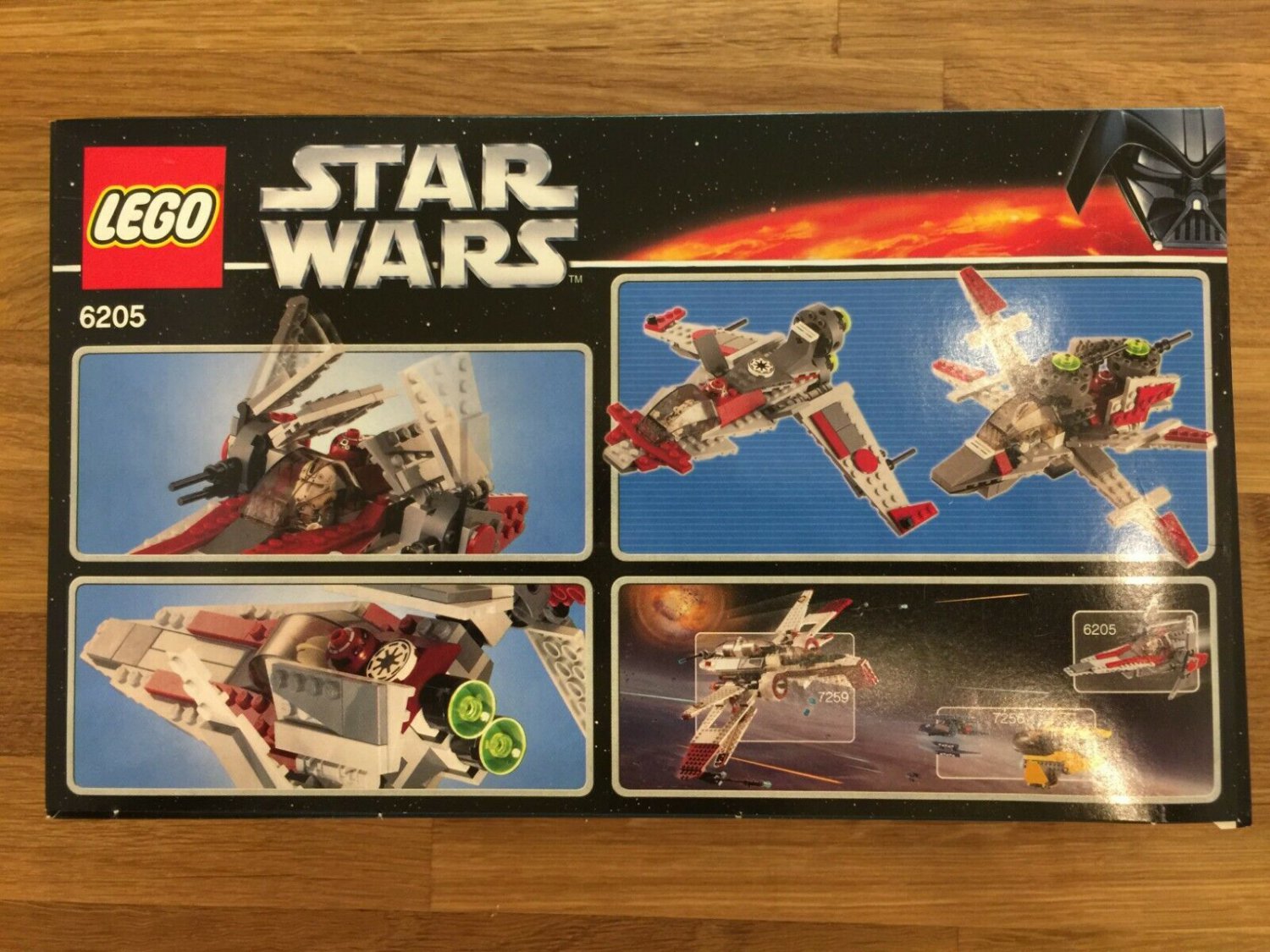 6205 Lego Star Wars VWing Fighter