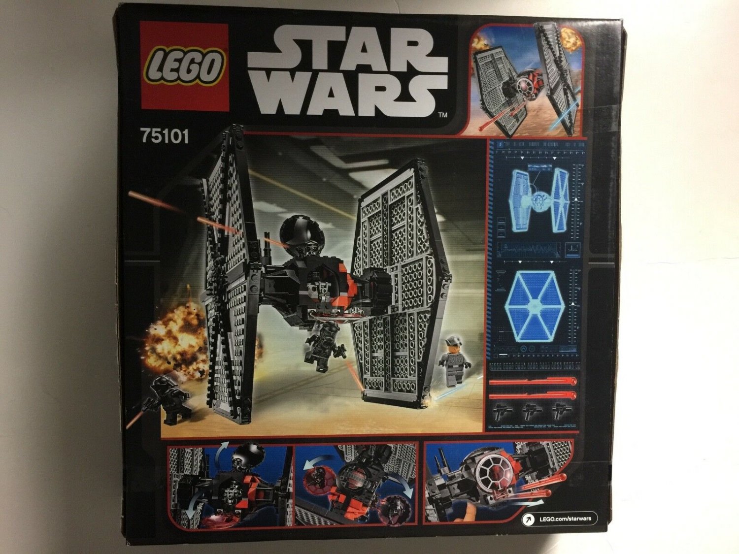 lego star wars first order special forces tie fighter 75101 star wars toy