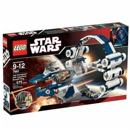 7661 Lego Star Wars Jedi Starfighter With Hyperdrive Booster Ring