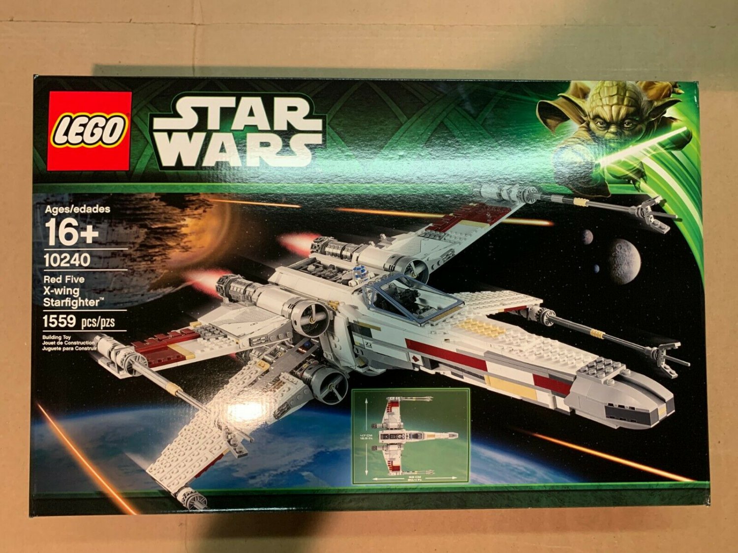 lego star wars red white ship