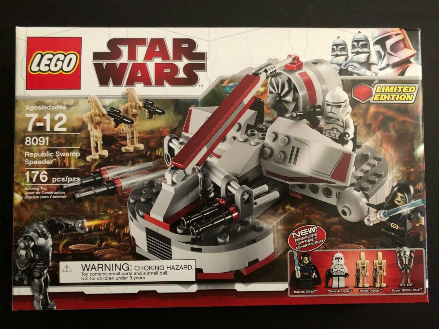 8091 Lego Star Wars Republic Swamp Speeder