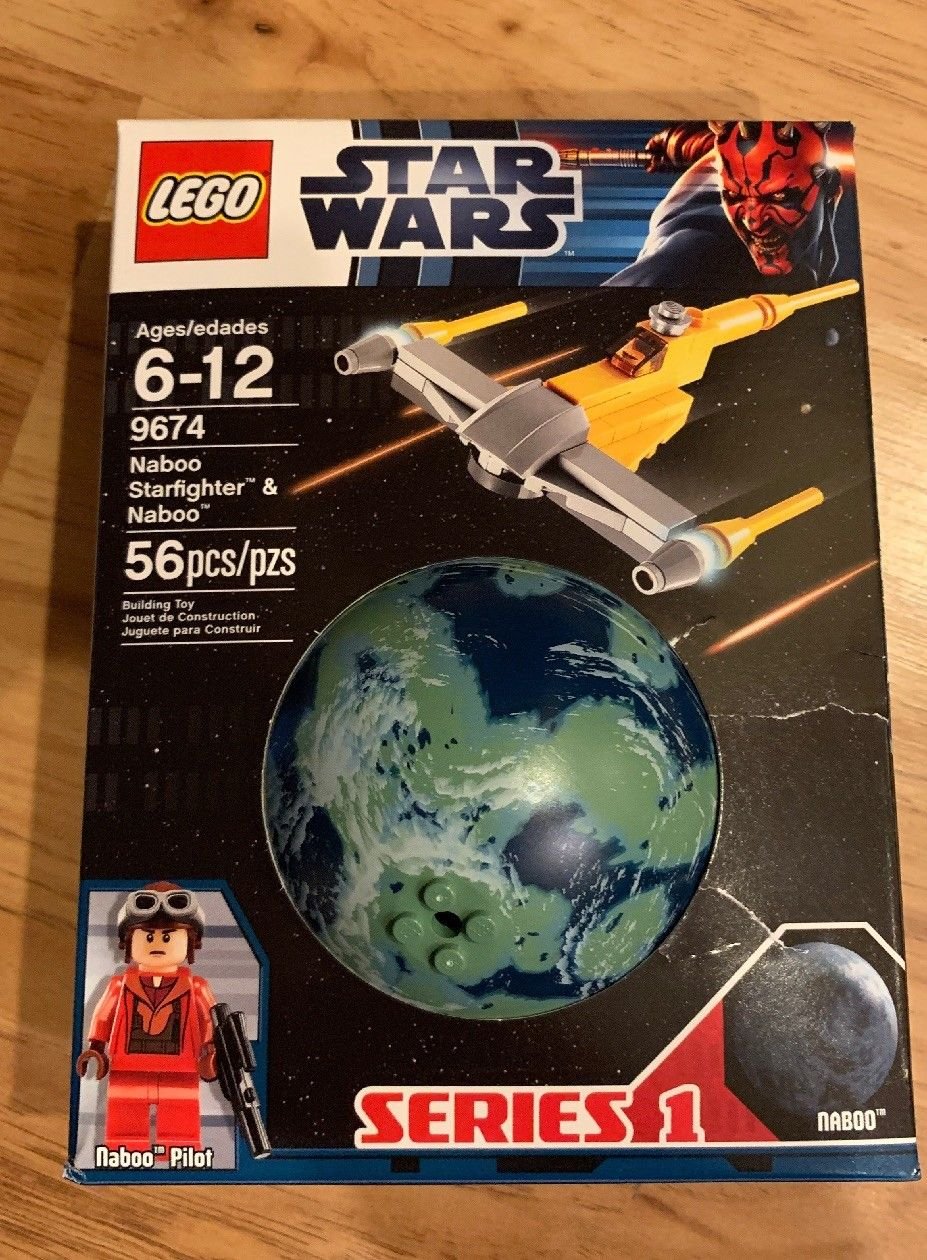 9674 Lego Star Wars Naboo Starfighter & Naboo