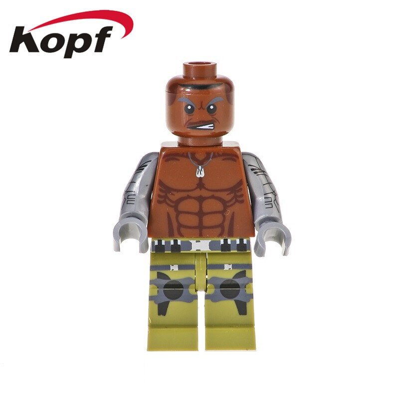 KOPF Minifigure Jax Mortal Kombat Game Film Movie Action Figure