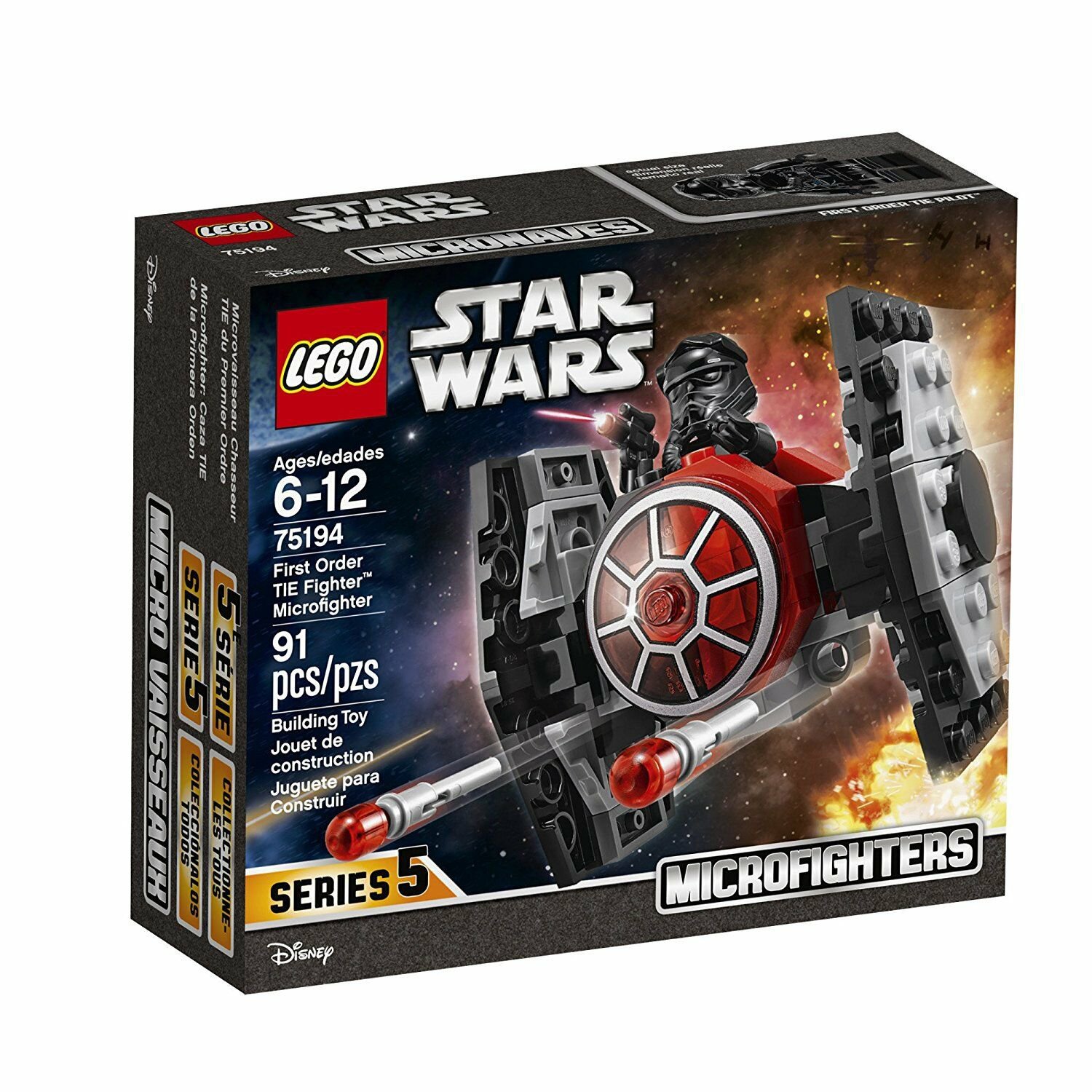 75194 Lego Star Wars First Order TIE Fighter Microfighter Microfighters
