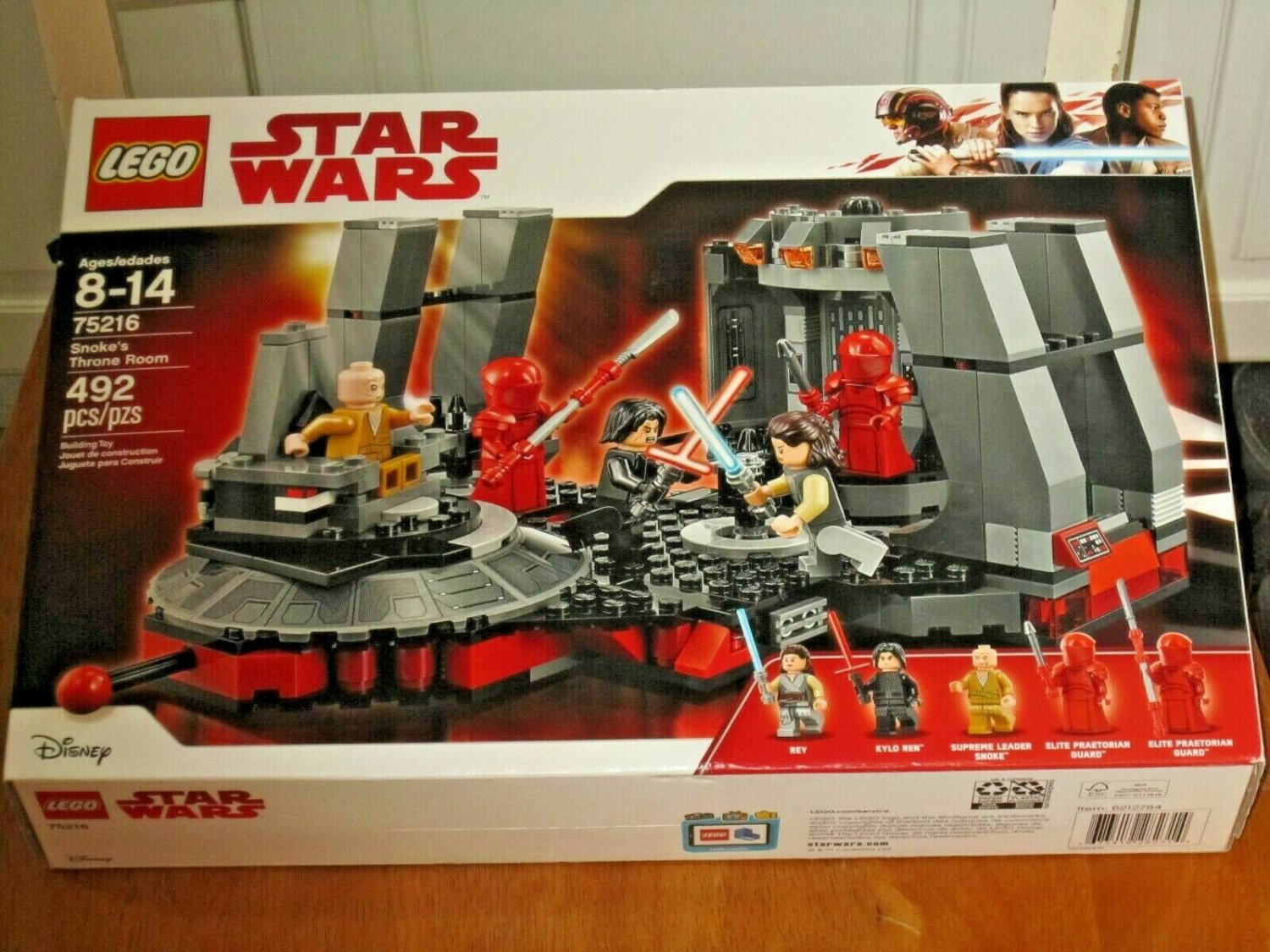 75216 Lego Star Wars Snoke's Throne Room