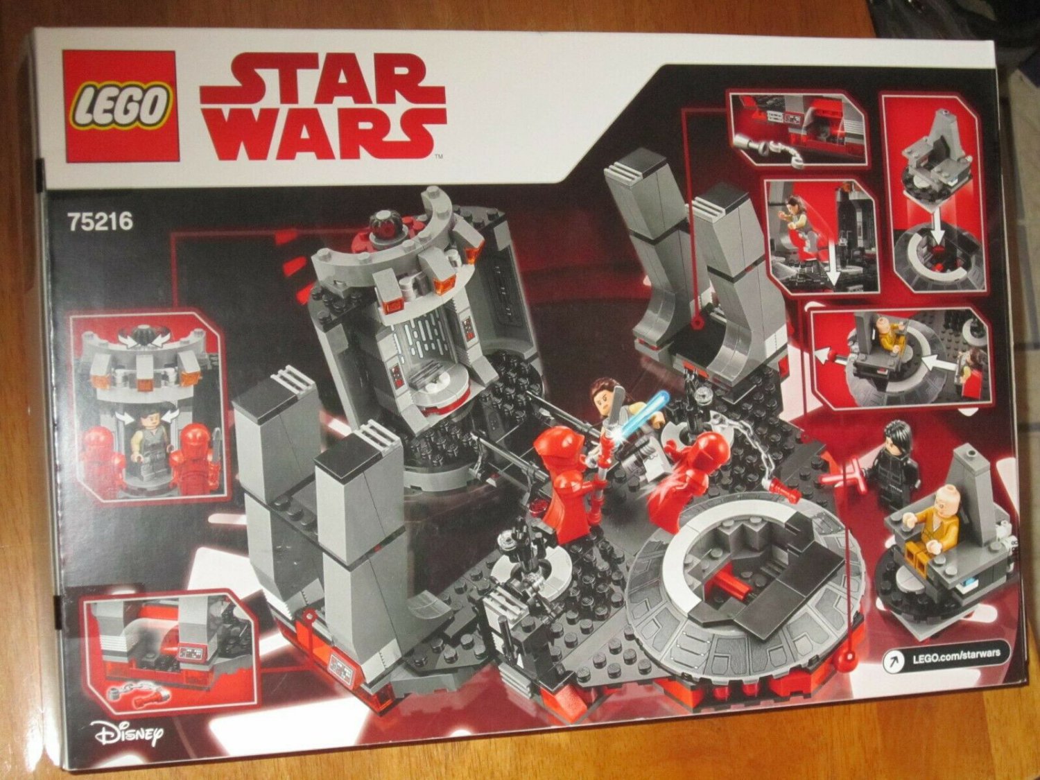 75216 Lego Star Wars Snoke's Throne Room