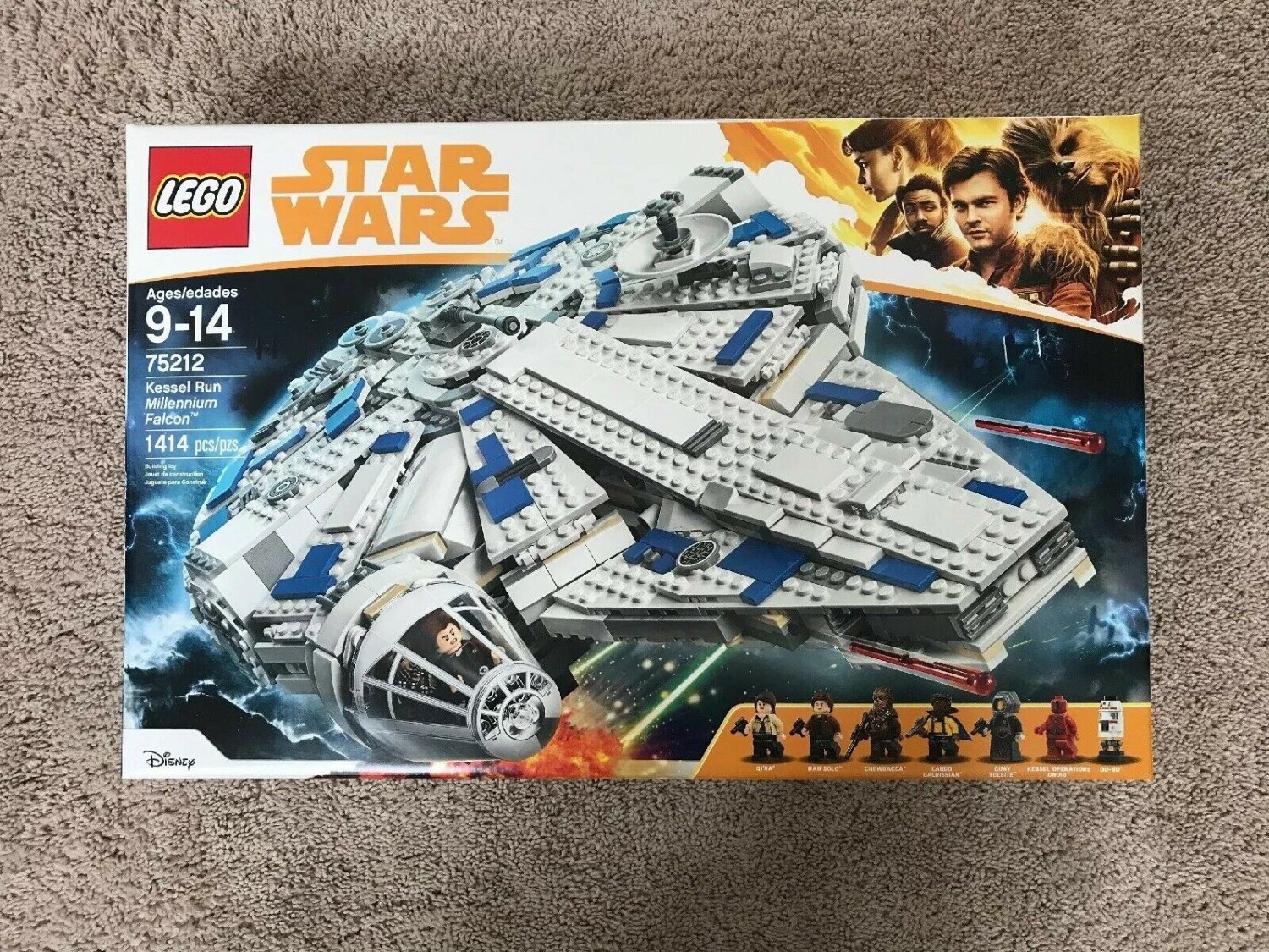 lego star wars kessel run millennium falcon