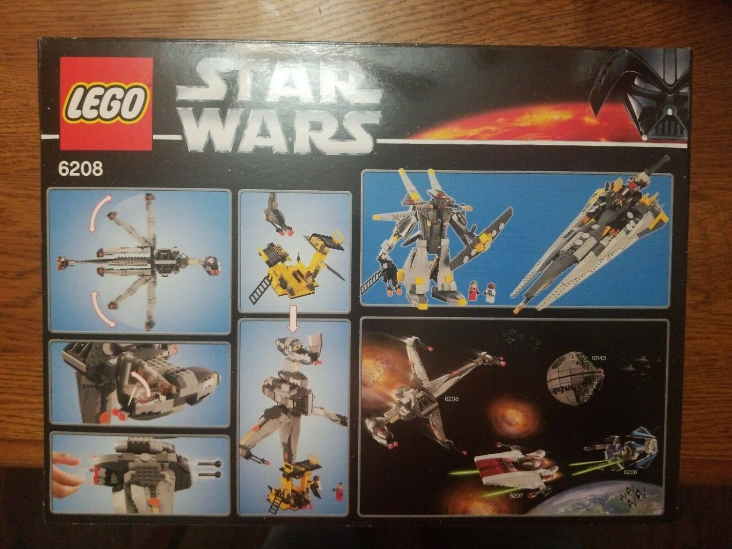 6208 Lego Star Wars B-Wing Fighter