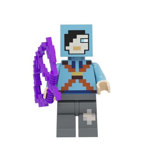 Minifigure Player with Bow Minecraft