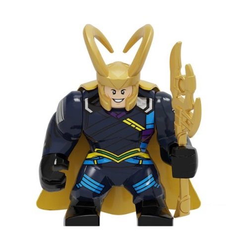 Big Minifigure Loki Avengers Marvel Super Heroes