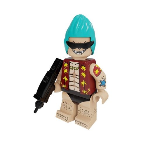 Minifigure Franky One Piece Anime Manga Movie