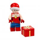 Minifigure Captain Marvel Christmas Suit Santa Marvel Super Heroes