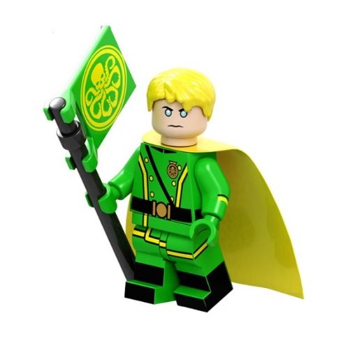 Minifigure Steve Rogers Captain America Hydra Leader Style Marvel Super Heroes