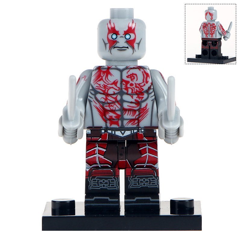 Minifigure Drax Guardians of the Galaxy Marvel Super Heroes