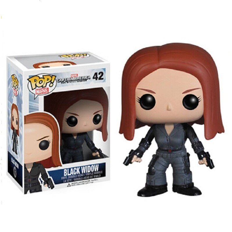Black Widow Marvel Comics â„–42 Funko POP! Action Figure Vinyl PVC Minifigure Toy
