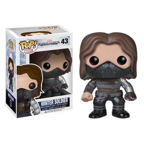 Winter Soldier Marvel Comics â„–43 Funko POP! Action Figure Vinyl PVC Minifigure Toy