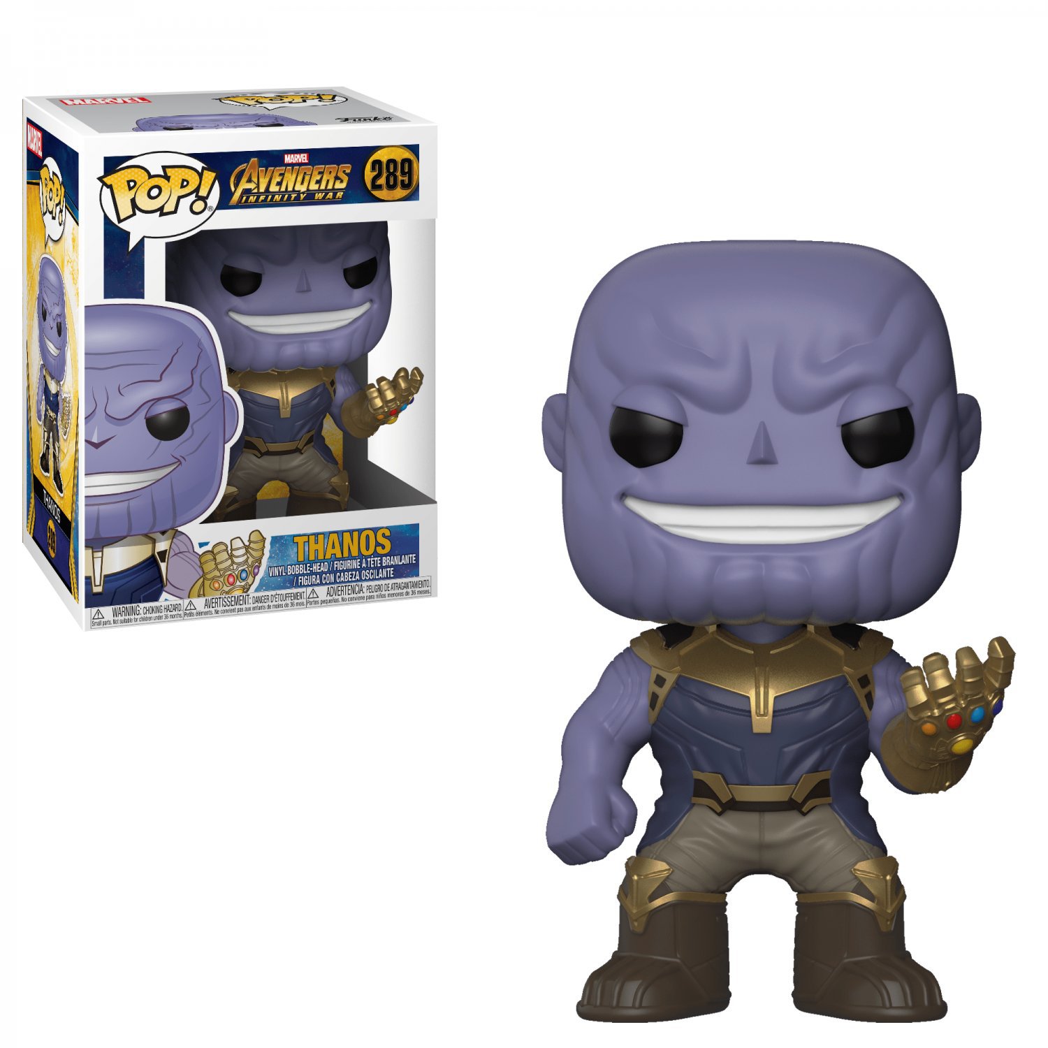 Thanos Avengers Marvel Comics â„–289 Funko POP! Action Figure Vinyl PVC Minifigure Toy