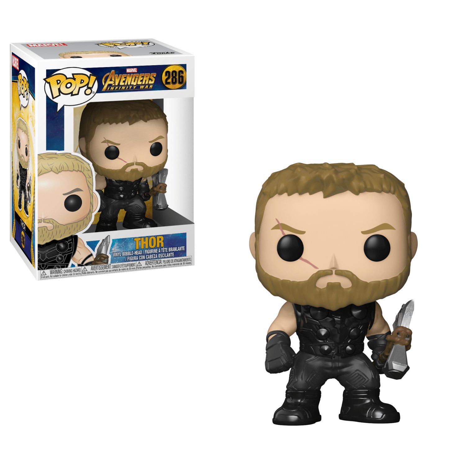 Thor Avengers Marvel Comics â„–286 Funko POP! Action Figure Vinyl PVC Minifigure Toy