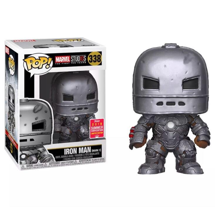 Iron Man (Mark I) Marvel Comics â„–338 Funko POP! Action Figure Vinyl PVC Minifigure Toy