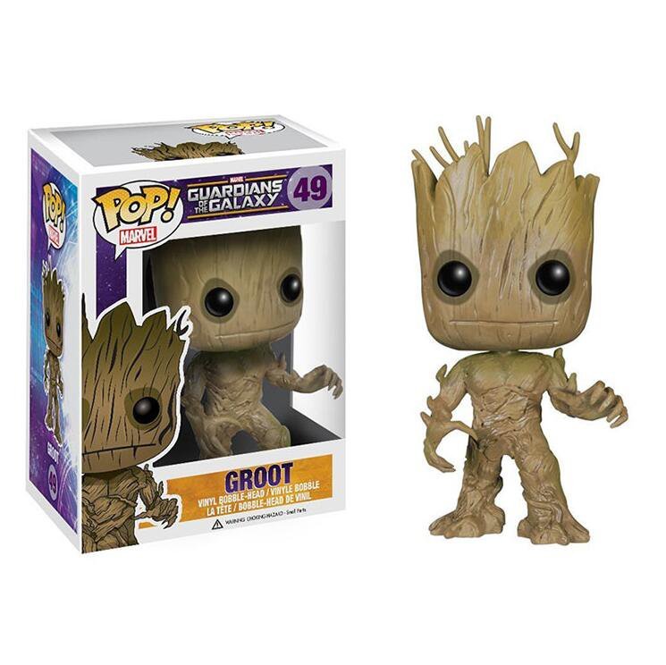 Groot Guardians of the Galaxy Marvel â„–49 Funko POP! Action Figure Vinyl PVC Minifigure Toy