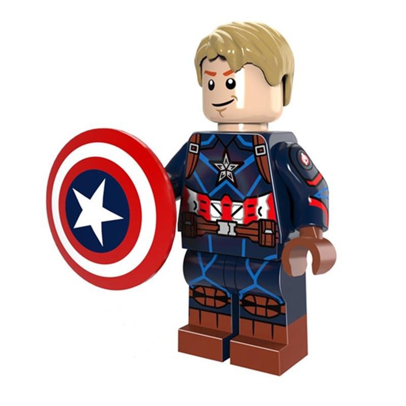 Minifigure Captain America Avengers Marvel Super Heroes