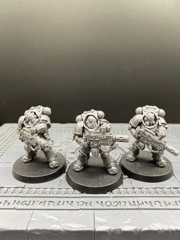 3pcs Eradicator Squad Primaris Space Marine Warhammer Resin Models 1/32