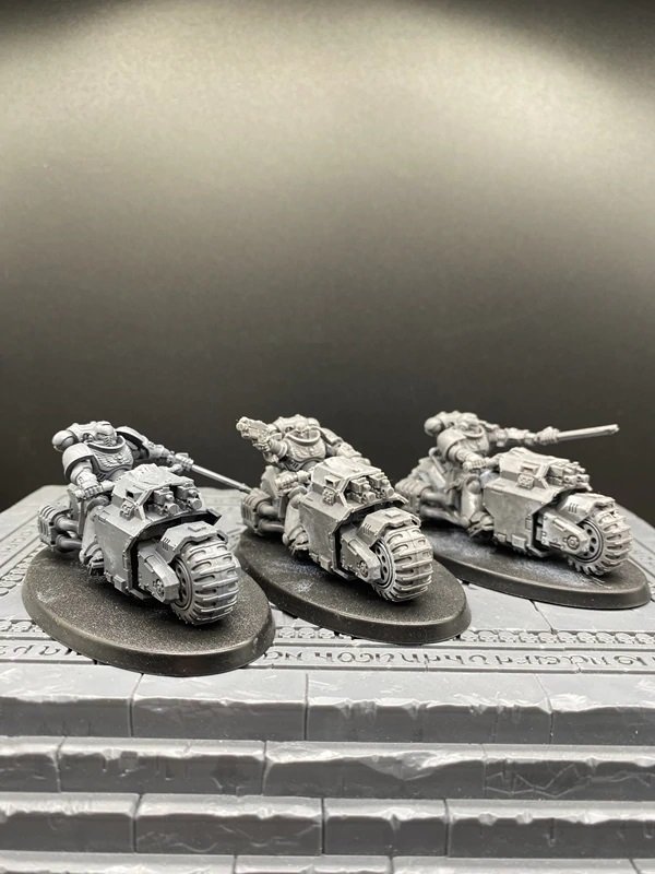 3pcs Outriders Squads Primaris Space Marine Warhammer Resin Models 1/32