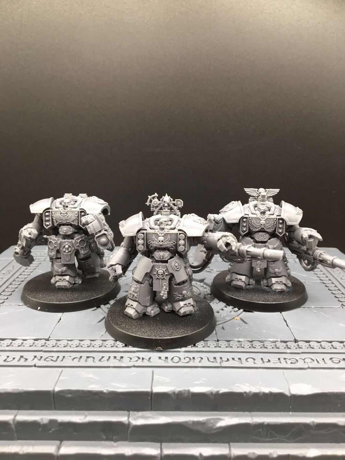 3pcs Centurions Space Marine Legion Warhammer Resin Models 1/32 scale