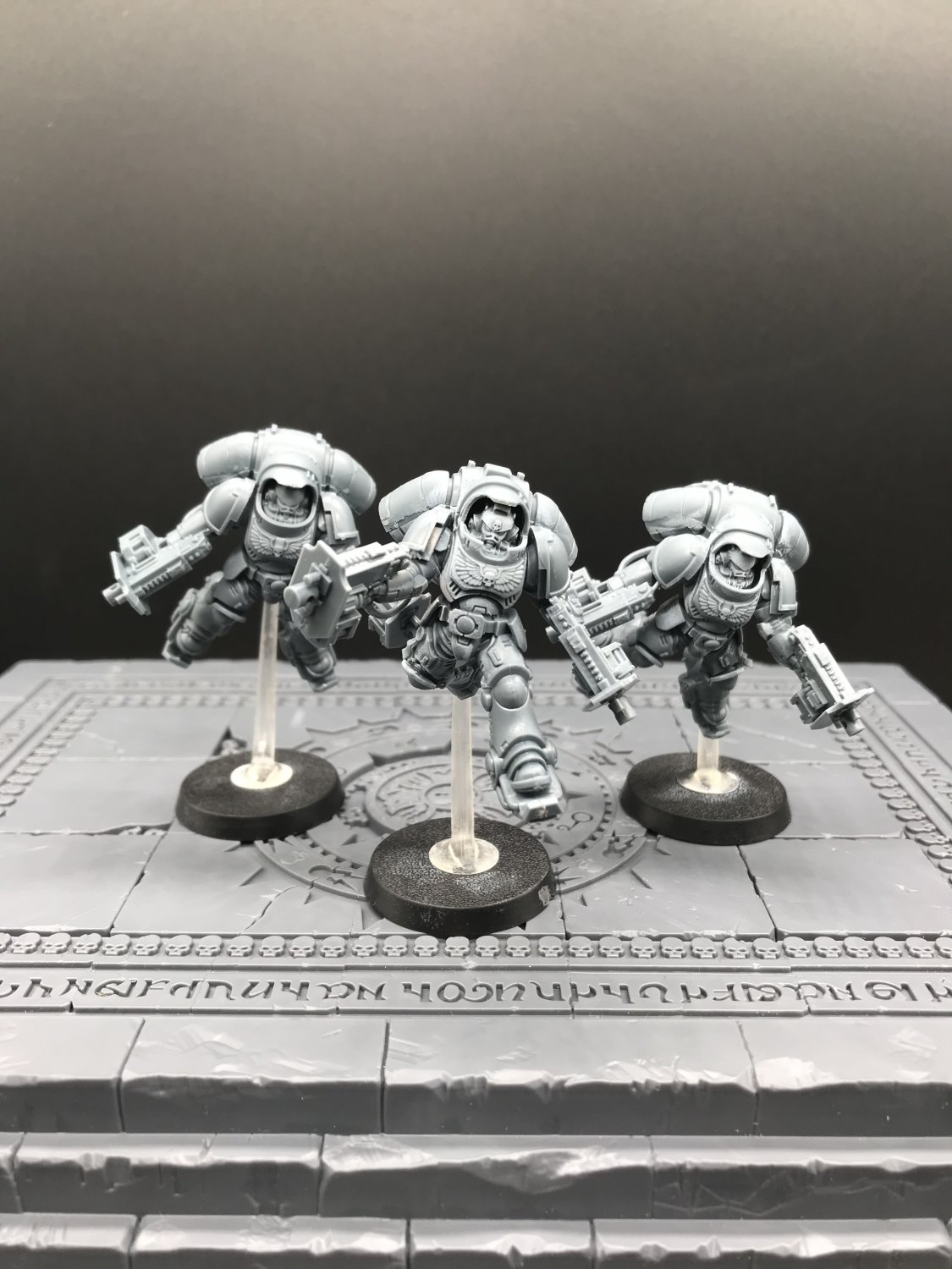 3pcs Inceptors Squad Primaris Space Marine Warhammer Resin Models 1/32
