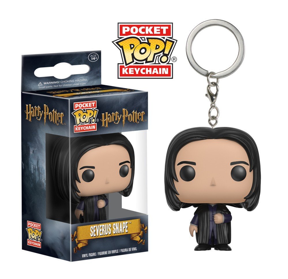 Severus Snape from Harry Potter Funko POP! Keychain Action Figure Vinyl PVC Minifigure Toy