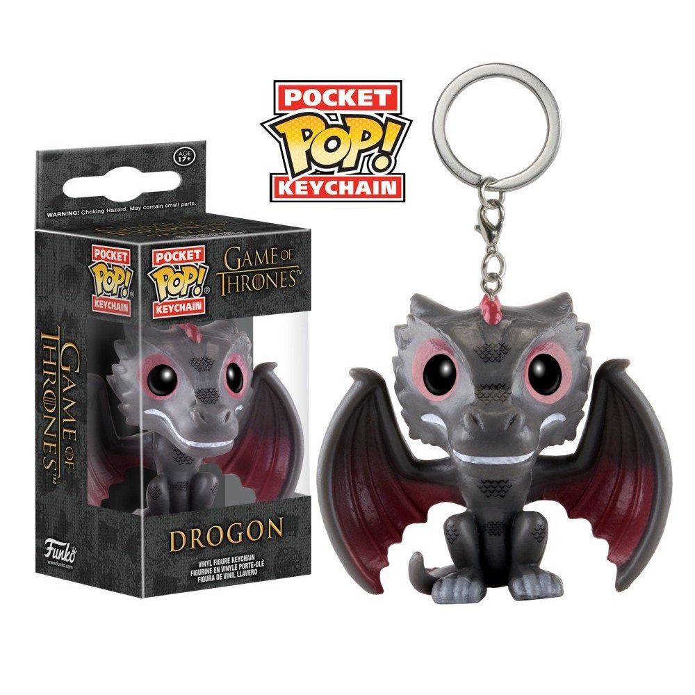 Drogon Game of Thrones Funko POP! Keychain Action Figure Vinyl PVC Minifigure Toy