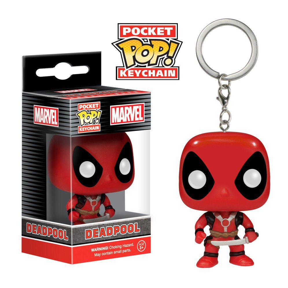 Deadpool Marvel Super Heroes Funko POP! Keychain Action Figure Vinyl PVC Minifigure Toy