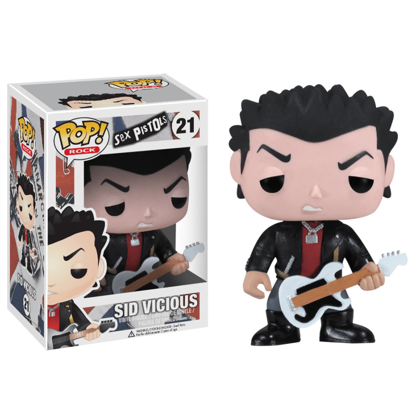 Sid Vicious Sex Pistols â„–21 Punk Rock Music Funko POP! Action Figure Vinyl PVC Toy