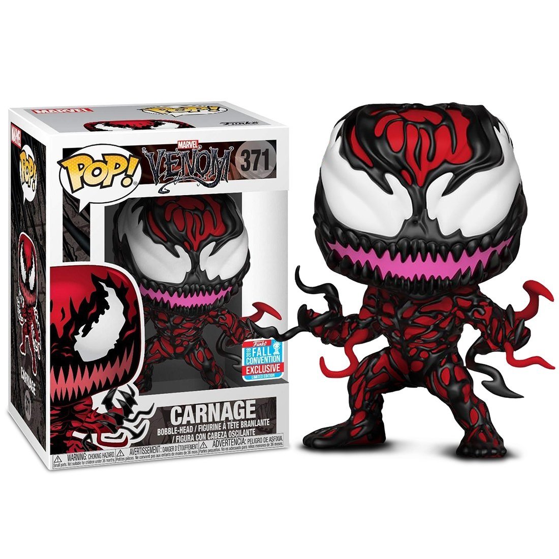 Carnage â„–371 Venom Marvel Super Heroes Funko POP! Action Figure Vinyl PVC Toy