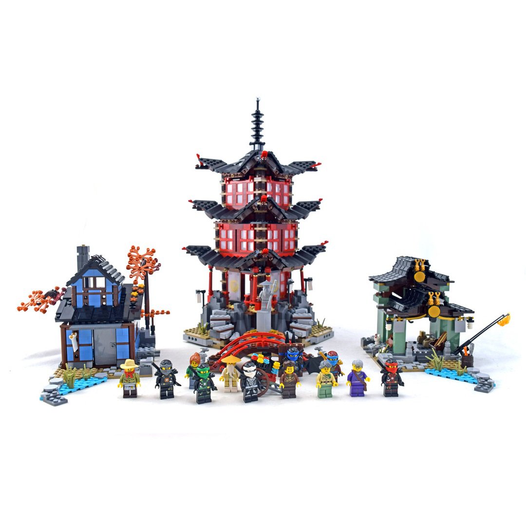 Temple of Airjitzu Ninjago Building Blocks Toys Compatible 70751 Lego