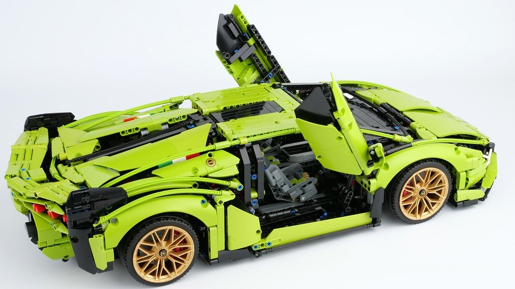 Lamborghini Sian FKP 37 Technic Building Blocks Toys Compatible 42115 Lego