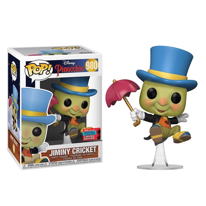Jiminy Cricket Pinocchio â„–980 Disney Funko POP! Action Figure Vinyl PVC Toy