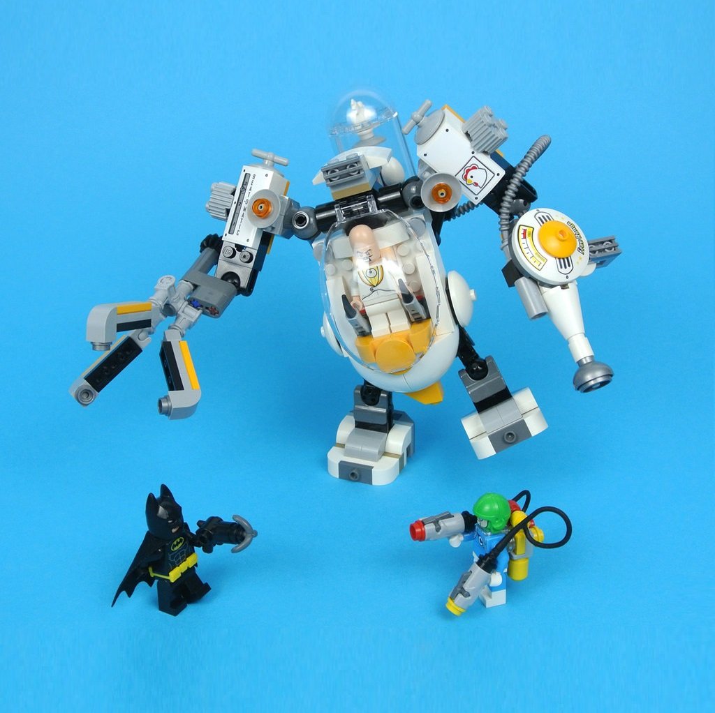 Egghead Mech Food Fight Batman DC Comics Super Heroes Building Blocks Toys Compatible 70920 Lego