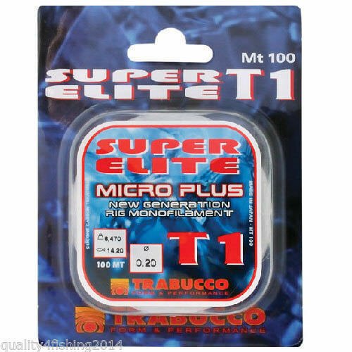 TRABUCCO SUPER ELITE T1 MICRO 100m. Fishing Line Monofilament