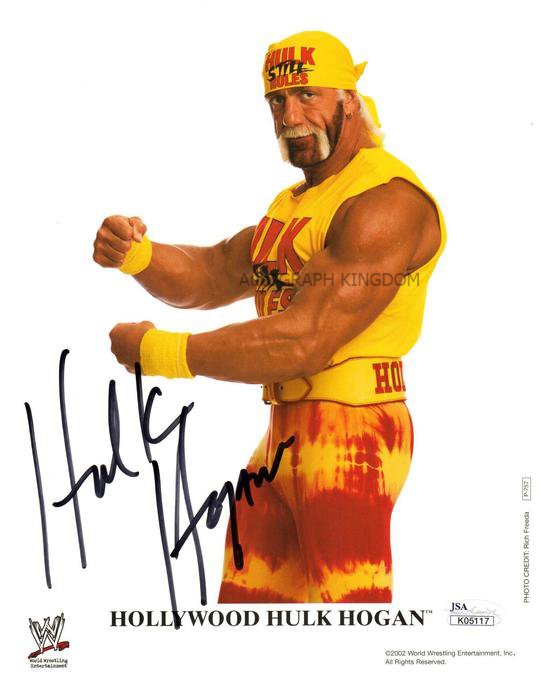 Hulk Hogan Wrestler 8 X 10" Autographed / Signed Photo (Reprint:538) ideal for Birthdays & X-mas